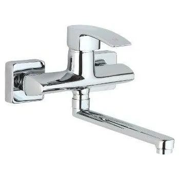 Vodovodní baterie Raf Queen QU03B dřezová nástěnná baterie ploché ústí 20 cm