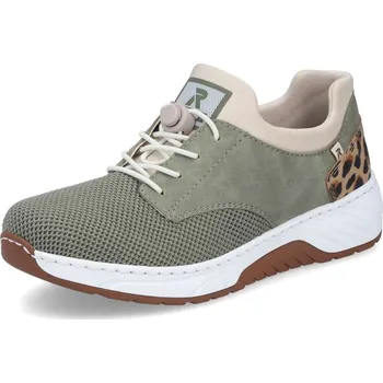 Dámská obuv Dámské tenisky RIEKER 53160-52 zelená S6 38