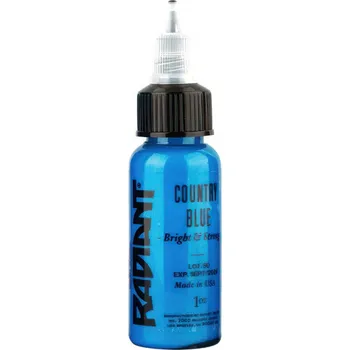 Tetovací barva Radiant Colors USA Radiant Ink Country Blue 30 ml