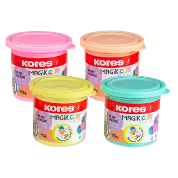 KORES Lollipopz - Magick Clay set 4 barev Barva: PASTEL