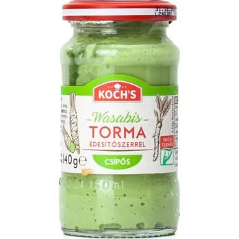 Omáčka Koch's Křen Wasabi 140 ml