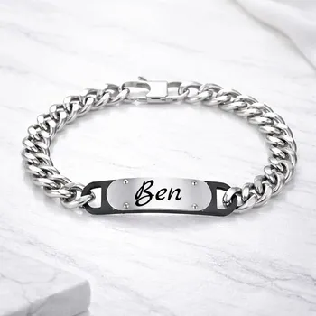 Náramek Pánský náramek z chirurgické oceli Enemy Deluxe