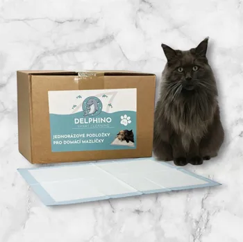 toaleta pro psa Delphino jednorázové absorpční podložky 60 × 90 cm | 25 ks