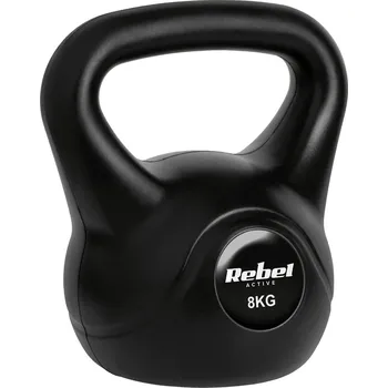 Rebel RBA-2314 Kettlebell Active 8 kg, černý