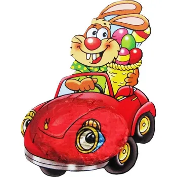 Cukrovinka Storz Zajíček v červeném autíčku 12,5g