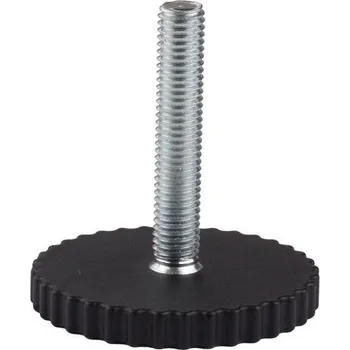 Stolová podnož Walteco Stavěcí šroub M10, průměr základny 60mm, výška 56mm, černý