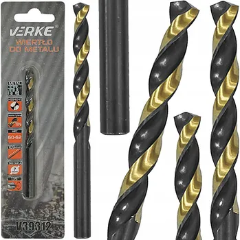 Vrták Vrták do kovu HSS s titanovým povlakem 7 mm, Verke V39312