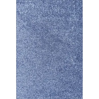 Koberec 50x200 Kusový koberec Velur Ultra tm. modrý