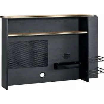 Psací stůl Psací stůl Harmonia 108 x 29 x 71 cm černý, dub craft zlatý