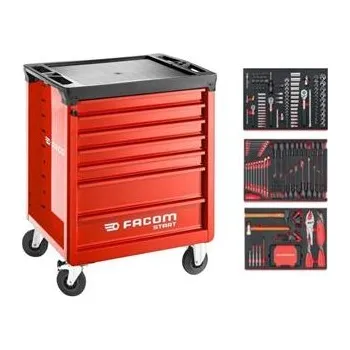 Facom START.M3ACM2 SADA NÁŘADÍ VE 3 ZÁSUVKÁCH MONTÁŽNÍHO VOZÍKU M3 START