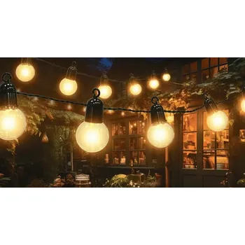 Dekorativní svítidlo Solární LED girlanda 485cm 20 led