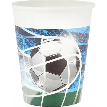 Party nádobí Papírové Kelímky Procos na fotbal 8x200 ml