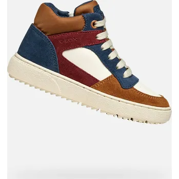 Chlapecká obuv Geox Chlapecké Světle hnědé chlapecké tenisky Geox Theleven Hnědá 32 (2907550)