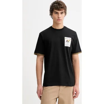 Pánské tričko Bavlněné tričko Iceberg F029.627A černá 99X, vel. XL