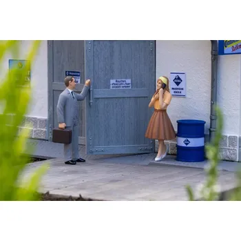 Modelová železnice Postavičky Telefonování G - Faller Pola 331534 (Zahradní železnice)