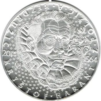 Česká republika. 200 Kč 2014. Kryštof Harant z Polžic a Bezdružic. Běžná kvalita.