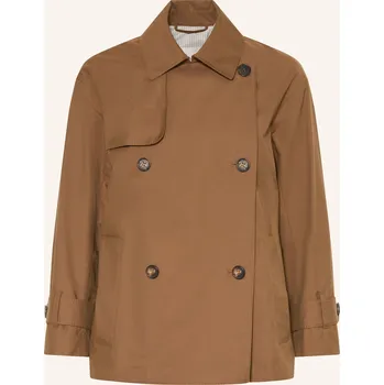 Dámský kabát Max Mara The Cube Trenchcoat Zeno, hnědá