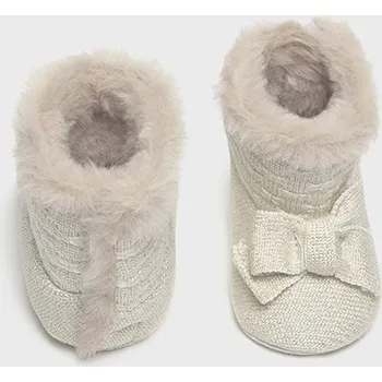 Dívčí pyžamo Mayoral Kojenecké zimní botičky 9976 smetanové Rozměr: 17