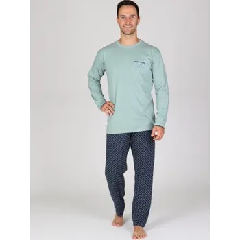 Pánské pyžamo AKCE Pánské dlouhé pyžamo P GAEL Velikost: L