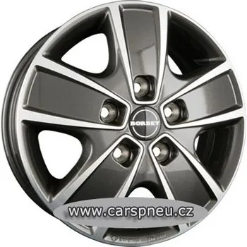 Alu kolo BORBET CWG antracitové leštěné | 6,0x16, 5x130, ET68 |6x16| (alu kolo, 75426)