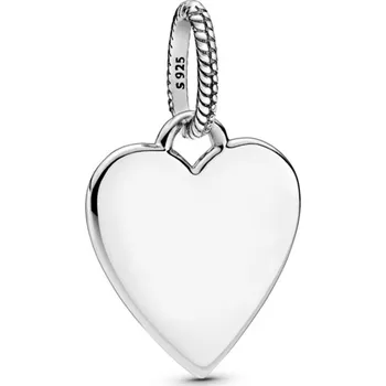 Přívěsek PANDORA Gravírovatelný přívěsek se srdíčkem