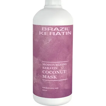 Vlasová regenerace Brazil Keratin Coconut Mask keratinová maska s vůní kokosu 550 ml, EXP. 05/2026