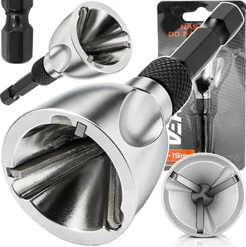 Gola sada Nástavec pro srážení hran šroubů 3–19 mm, Verke V86476