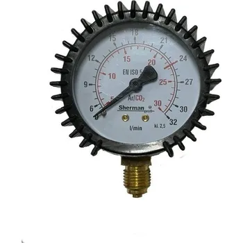 Příslušenství ke svářečce SHERMAN - MAGNUM Manometr 0-32 l/min Co/Ar 1/4''