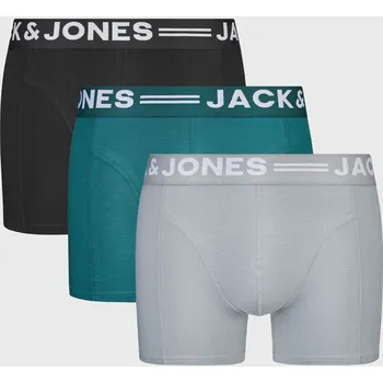 3PACK Bavlněné boxerky JACK AND JONES Sense I