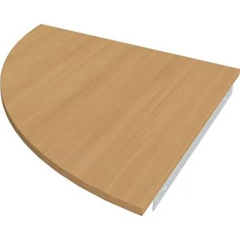 Psací stůl Stůl spojovací levý - GP 900 L - BUK , ŠEDÁ Ral 9006