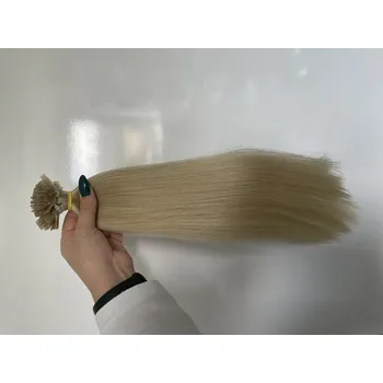 Příčesek Evropské vlasy, délka 60 cm, světlá blond