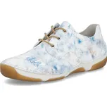 Dámská Dámské polobotky RIEKER 55920-90 bílá S6 55920-90 MULTI F/S6 36