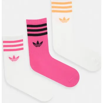 Ponožky adidas Originals 3-pack KD8254 bílá 00X, vel. 37/39