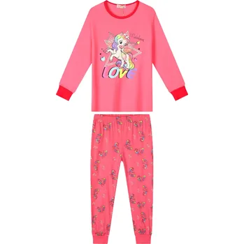 Dívčí pyžamo DÍVČÍ PYŽAMO růžová Kugo MP1755