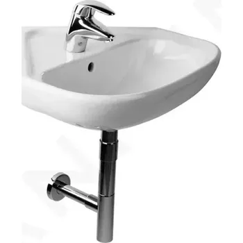 Umyvadlo umývátko Olymp 1571.1 rohové s otvorem, 55 cm bílé