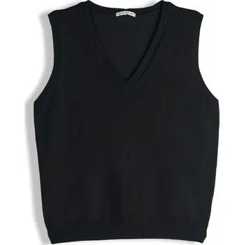 Dámský svetr GATE Vesta s véčkovým výstřihem 36/38 226-0100/89