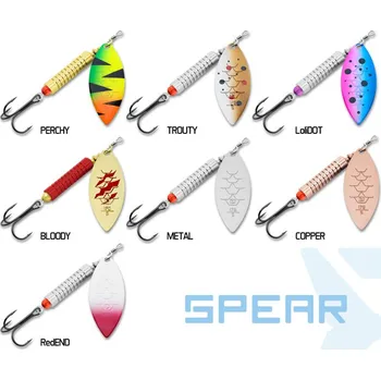Rotačka Delphin SPEAR velikost 1 / 6,2 g barva: 6,2g/Vel.1/PERCHY