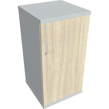 Policová skříň Skříň dveřová SZ 2 40 01 P (pravá) Zámek jednoduchý - AKÁT , ŠEDÁ