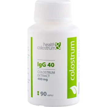 Health & Colostrum IgG 40 400 mg, 90 cps.