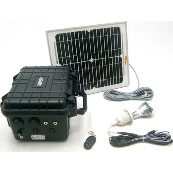 solární set 10W solární systém monokrystalický s akumulátorem