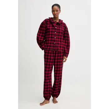 Pánské pyžamo Bavlněné pyžamo Polo Ralph Lauren 4P0703 červená 33X, vel. XS