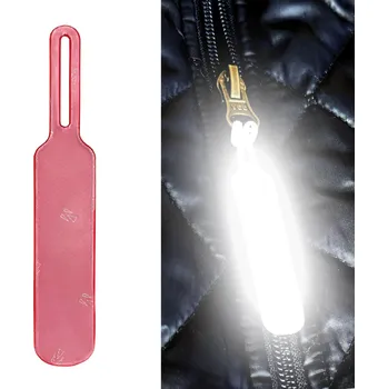 Sport 3M Reflexní taháček na zip - červený