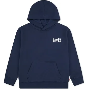 Chlapecká mikina Dětská mikina Levi's CLASSIC AND CLEAN HOODIE 9EP584 námořnická modř 59X, vel. 140