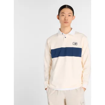 Pánské oblečení Pánské tričko New Balance MT53533PEF – béžové