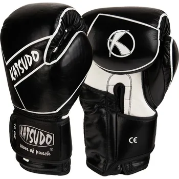 Boxerské rukavice Katsudo boxerské rukavice Legion, černé 12 OZ