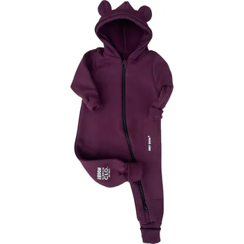 Dětský overall ANDY Boom Dětský teplákový overal LITTLE BEAR višňový rostoucí velikost: 98/104
