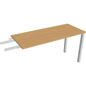 Psací stůl Stůl pracovní úzký UE 1400 RU řetězící do úhlu - BUK , ŠEDÁ