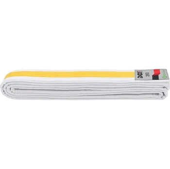 Pásek na kimono Dax obi pásek, žluto-bílý 240cm