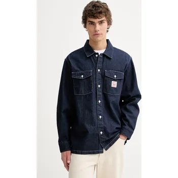 Dámská košile Bavlněná džínová košile Levi's LS WORKER - WW x WORKWEAR 003O2.0000 námořnická modř 59J, vel. XL