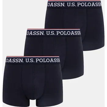 Boxerky Boxerky U.S. Polo Assn. USPA BRAND HIGHLIGHT 3-pack MUP4078 námořnická modř 59X, vel. XL